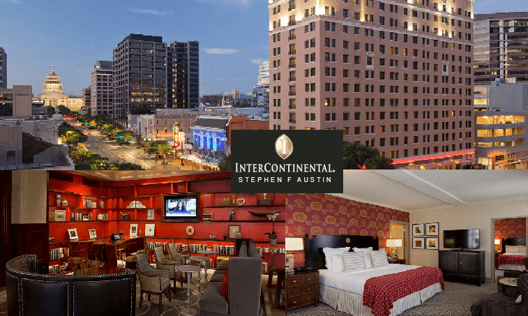 Intercontinental hotel Austin, f1, motogp hotels