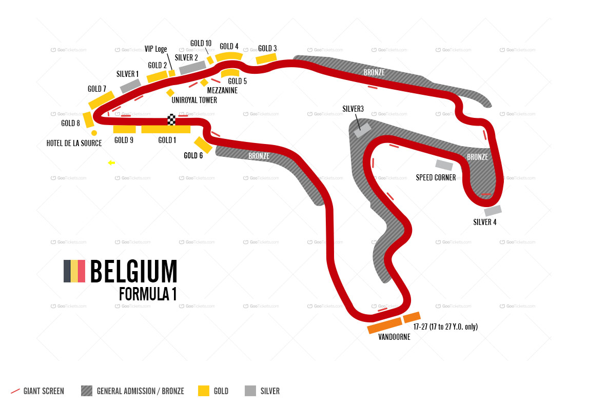 Formula 1 Belgian Grand Prix, Spa Belgium