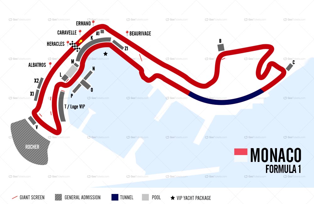 Monaco Grand Prix Circuit Monte Carlo